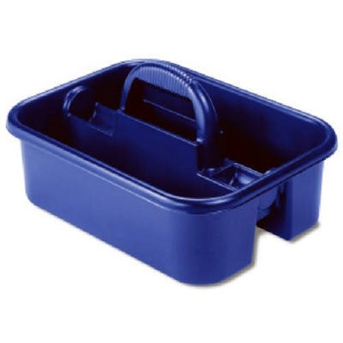 Akro-Mils 09185 BLUE Plastic Tote Caddy, 14-Inch by 18-Inch by 9-Inch, Blue