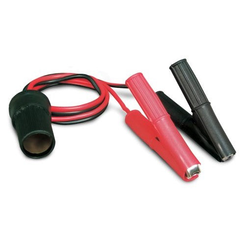 RoadPro RPPSAPS 12V Battery Clip-On and Cigarette Lighter Adapter