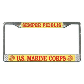 Mitchell Proffitt US Marines Semper Fidelis License Plate Frame