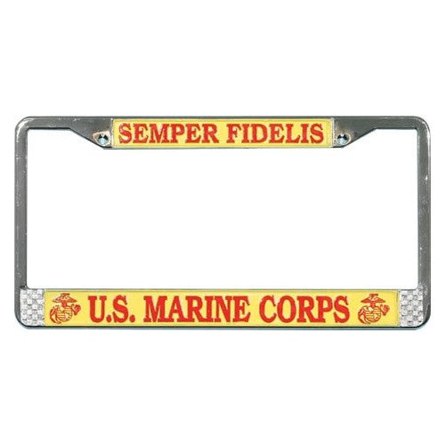 Mitchell Proffitt US Marines Semper Fidelis License Plate Frame