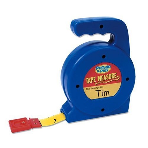 Learning Resources Play Tape Measure, 3 Feet Long