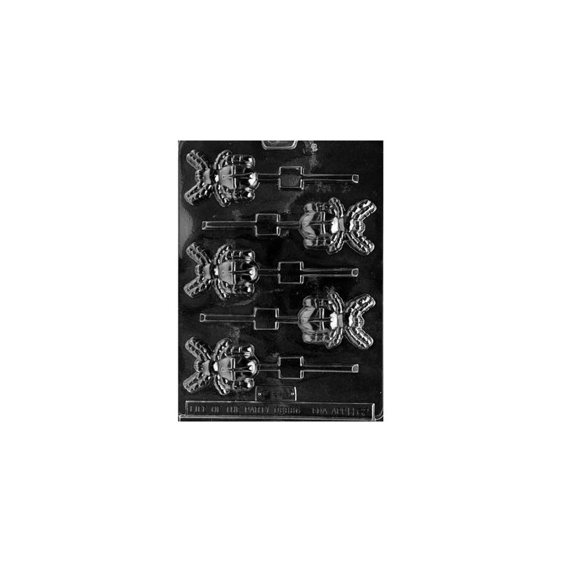 Cybrtrayd Life of the Party H062 Halloween Spider Bug Lolly Chocolate Candy Mold in Sealed Protective Poly Bag Imprinted with Copyrighted Cybrtrayd Molding Instructions