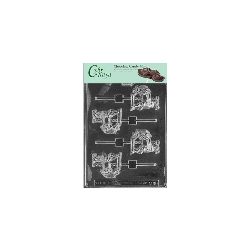 Cybrtrayd M116 Carousel Horse Lolly Miscellaneous Chocolate Candy Mold