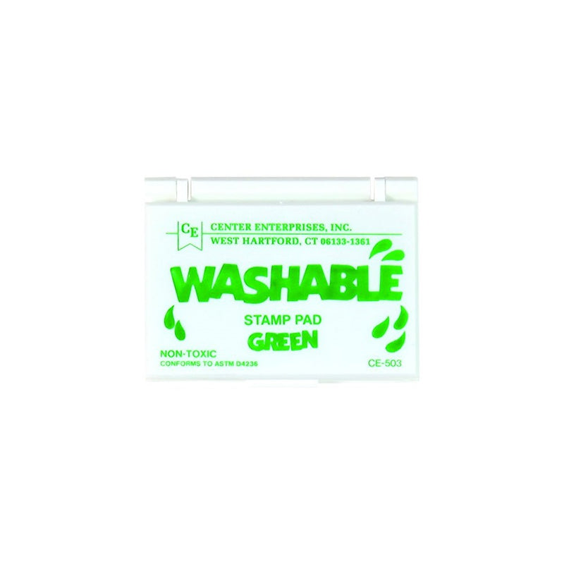 Center Enterprise CE503 Washable Stamp Pads, Green