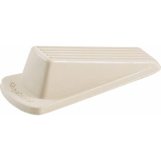 Shepherd Hardware 9163 Heavy Duty Rubber Door Wedge, Off-White