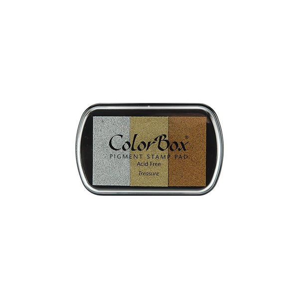 ColorBox Metallic 19030 Ink Pad, Full Size,Treasure