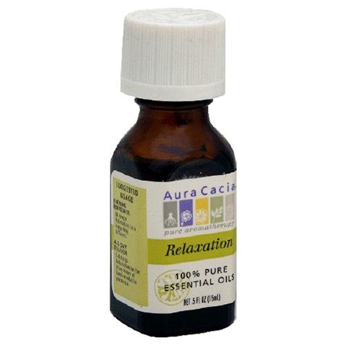 Aura Cacia100% Pure Essential Oils, Relaxation, .5-Ounces(Pack of 2)
