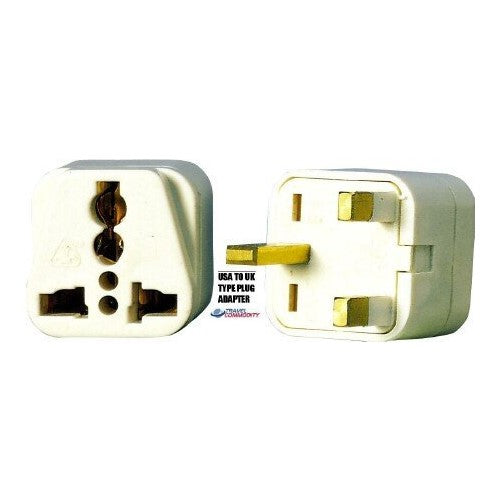 SEVENSTARS UNIVERSAL / USA TO UK - BRITISH PLUG ADAPTER SS414U