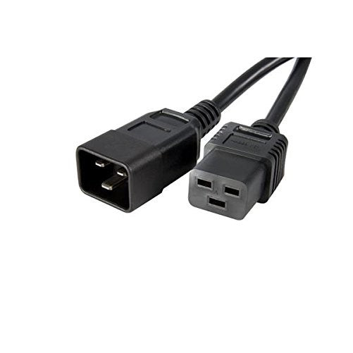 StarTech.com PXTC19C201 Computer Power Cord C19 to C20 - 1 feet