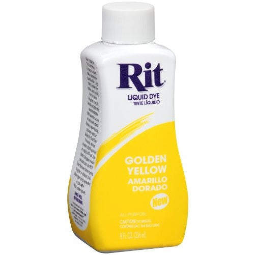 Rit Dye Liquid Fabric Dye, 8-Ounce,Golden Yellow