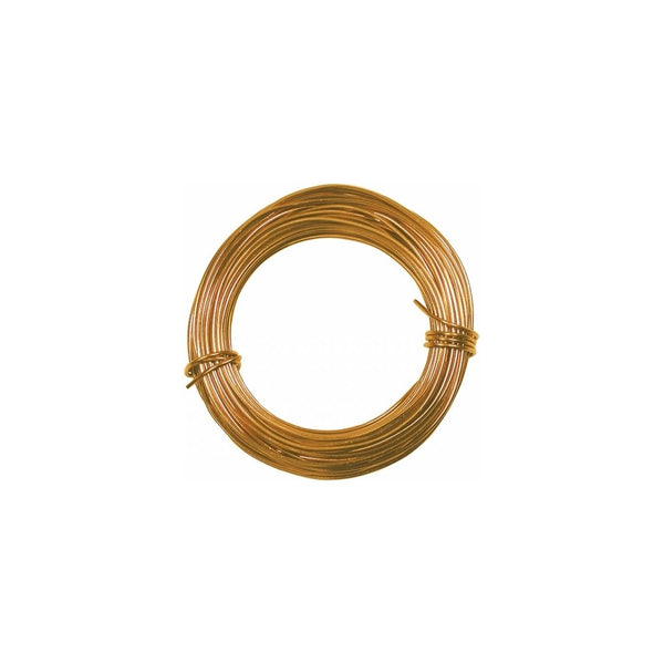 Aluminum Craft Wire 18 Gauge 39 Feet GOLD 42621 by Minor Details