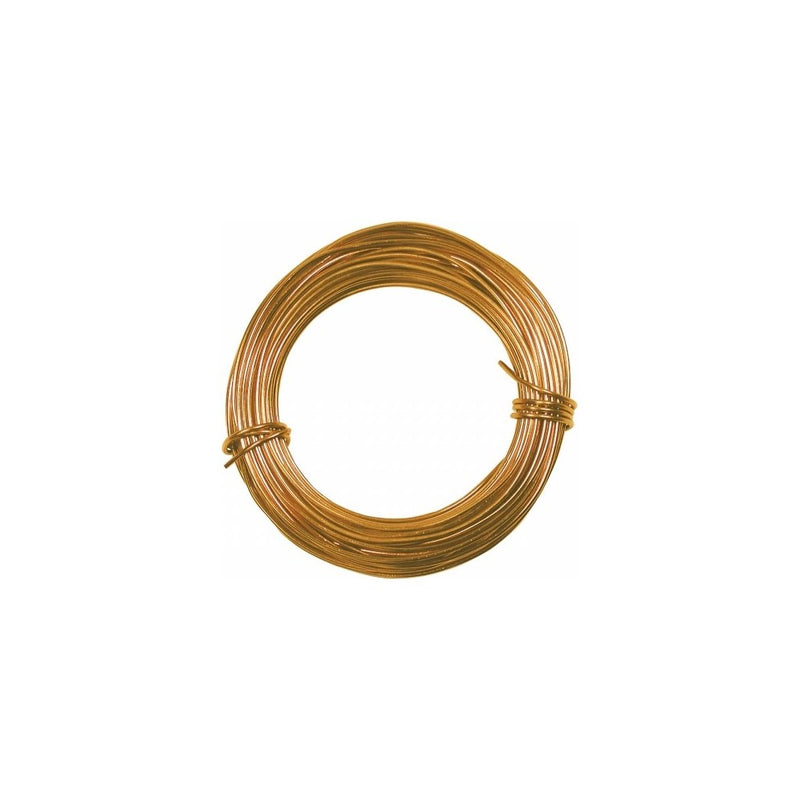 Aluminum Craft Wire 18 Gauge 39 Feet GOLD 42621 by Minor Details