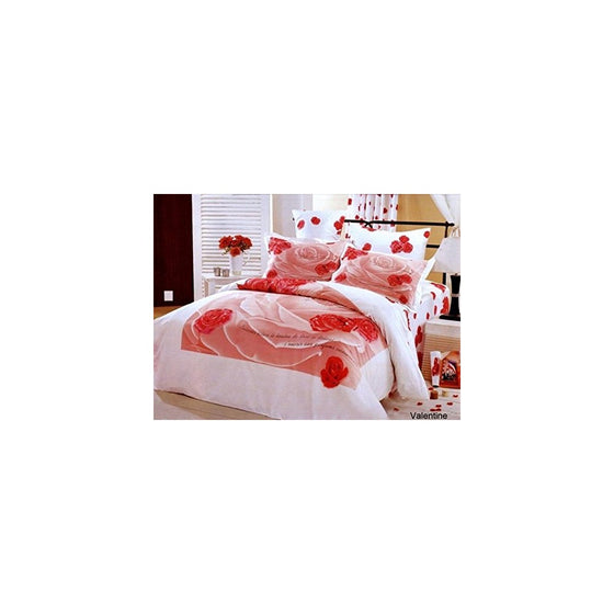 Le Vele 4 Pc Valentine Duvet Bedding Set, Twin Cover 221311-OG-74913-O-339463 4