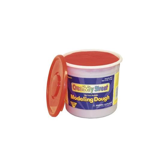 Creativity Street Modeling Dough, Red, 3.3-lb. Tub (AC4074)