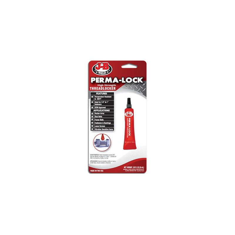 J-B Weld 27106 Perma-Lock Red Threadlocker - 6 ml