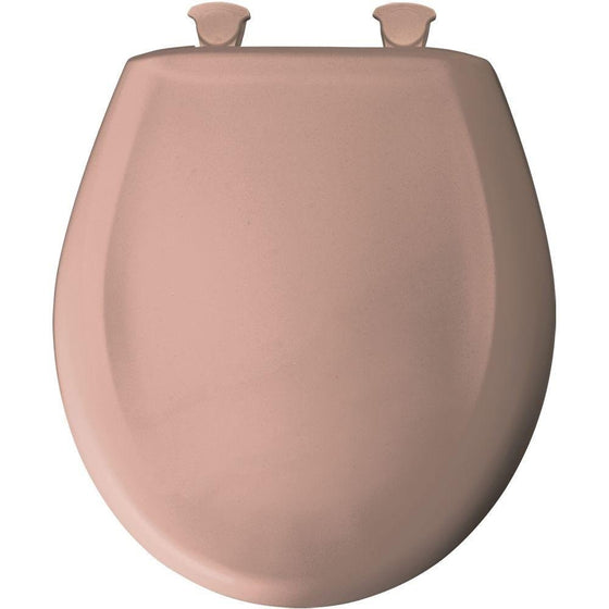 Bemis 200SLOWT 243 Lift-Off Plastic Round Slow-Close Toilet Seat, Wild Rose