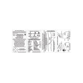 ESEE Plastic 4 Card Set for Survival, Multicolor