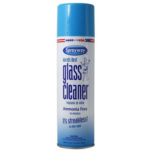 Sprayway Glass Cleaner Aerosol Spray, 19 oz