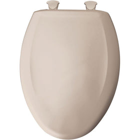 Bemis 1200SLOWT 443 Lift-Off Plastic Elongated Slow-Close Toilet Seat, Innocent Blush/Zinfandel
