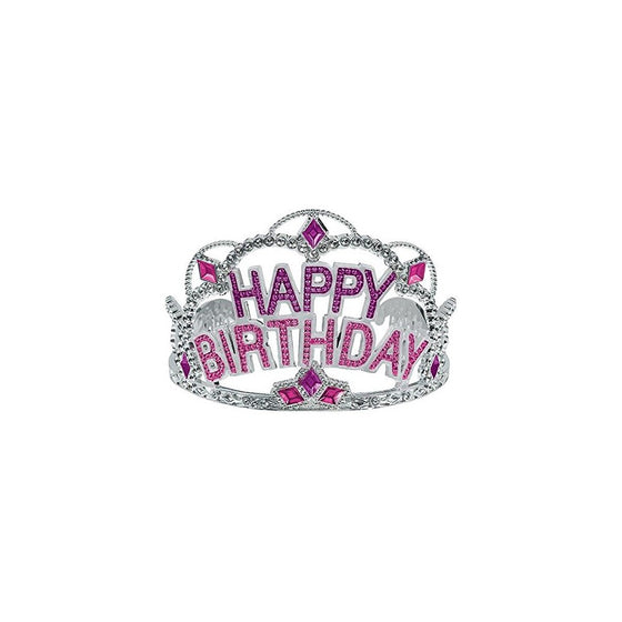 Amscan Majestic Birthday Gem Tiara Party Wearable Favours Headwear,3" x 4".