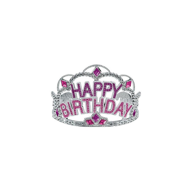 Amscan Majestic Birthday Gem Tiara Party Wearable Favours Headwear,3" x 4".