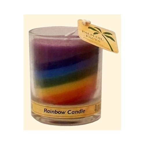 Aloha Bay 1010354 Aloha Bay Votive Jar Candle - Unscented Rainbow - Case of 12 - 2.5 oz