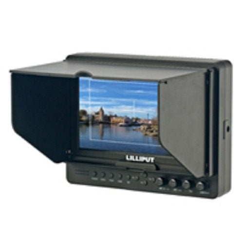 Lilliput 665gl-70np/ho/y 7" On-Camera HD LCD Field Monitor w/HDMI In HDMI Out Component in Video in Video Out by Lilliput