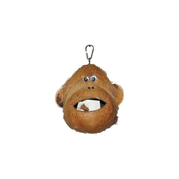 A&E CAGE COMPANY HB46581 Happy beaks Coco Monkey Assorted Bird Toy, 6 by 6 by 6"