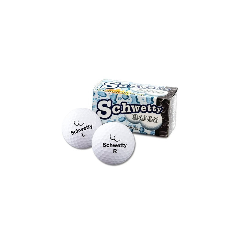Schwetty Balls White Pair (includes 2 Golf balls)
