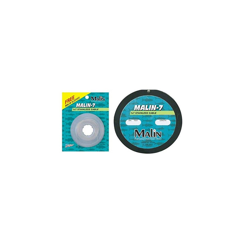 Malin 7-Strand Stainless Steel 300-Feet Wire, .021-Diameter
