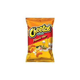 Flamin' Hot Puffs Cheese Flavored Snacks 8.5 oz (Pack of 3)