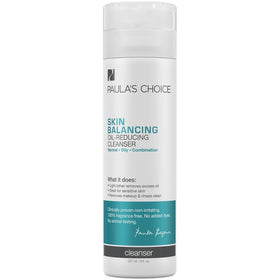Paula's Choice-SKIN BALANCING Oil-Reducing Cleanser-with Ceramides & Aloe-Facial Cleanser for Normal Combination Oily Skin-1-8 oz bottle