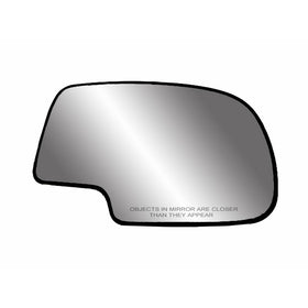 Fit System 80058 Passenger Side Non-heated Replacement Mirror Glass with Backing Plate
