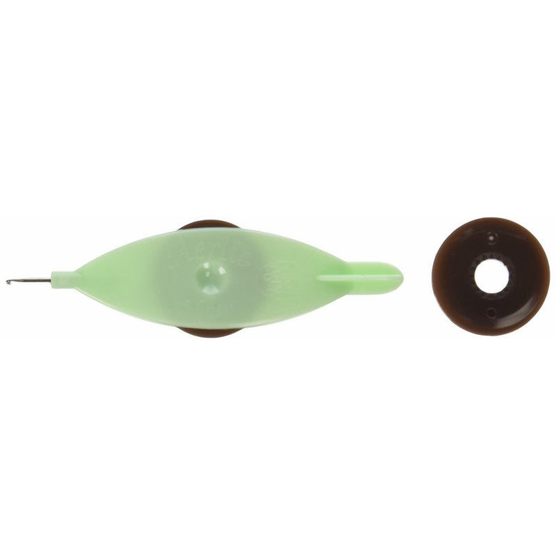 Aerlit Tatting Shuttle With 2 Bobbins-Mint Chocolate