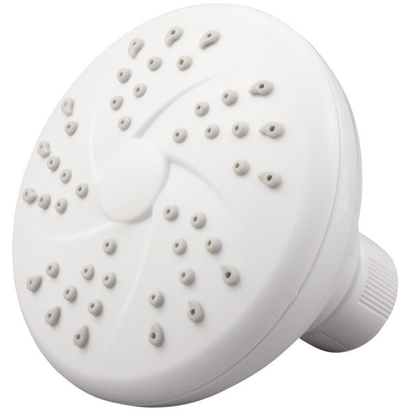 Body Moods Fixed Shower Head - 1 Spray Setting, White
