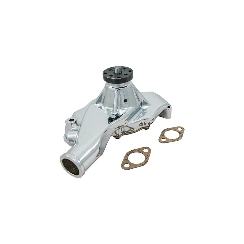 Top Street Performance HC8021C Chrome Finish Short Water Pump