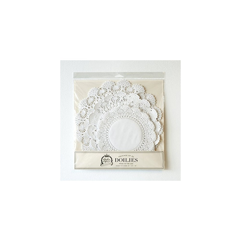 Paper Doilies Pack 30 Three Sizes American Made