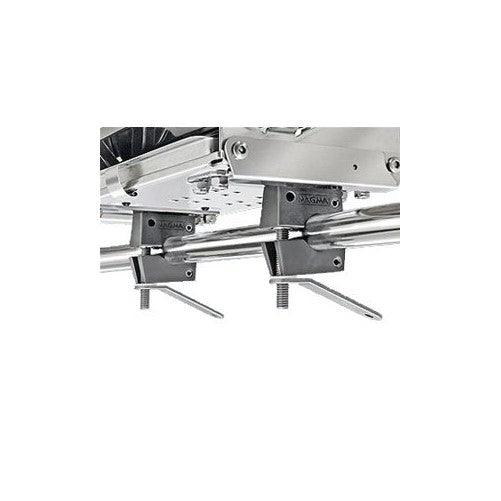 New Dual Horizontal Round Rail Mount magma T10580 Fits 7/8" or 1" - Heavy Duty