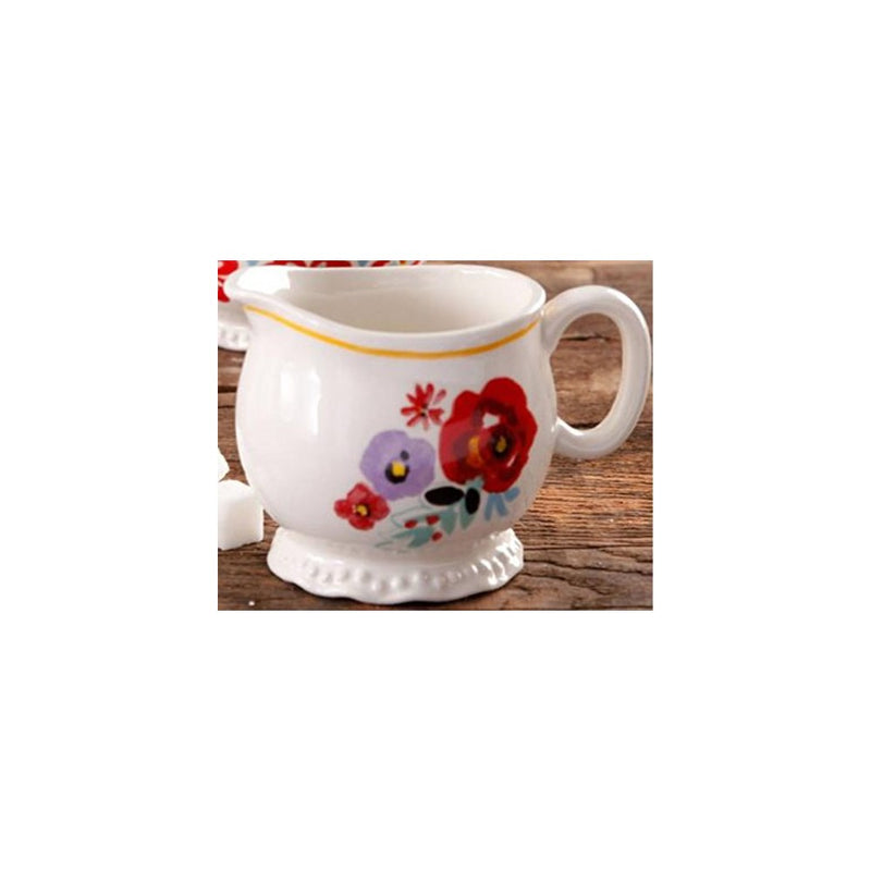Pioneer Woman Floral Design Stoneware Creamer Cup