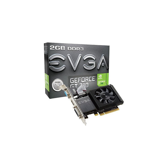 EVGA GT 710 2GB DDR3 64bit Single Slot, Low Profile 02G-P3-2713-KR