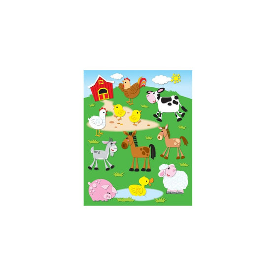 Carson Dellosa Farm Shape Stickers (168020)