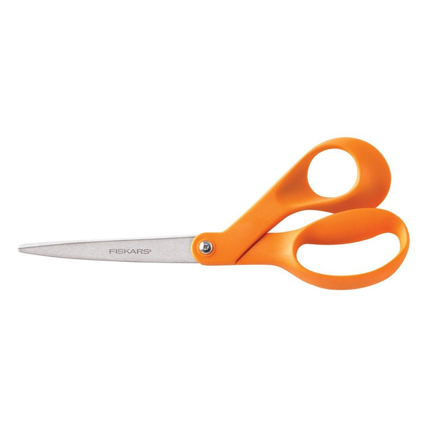 Fiskars 12-94518697WJ The Original Orange Handled Scissors, 8 Inch