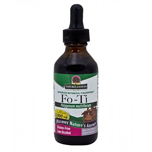 Nature's Answer Fo-Ti Root with Organic Alcohol, 2-Fluid Ounces