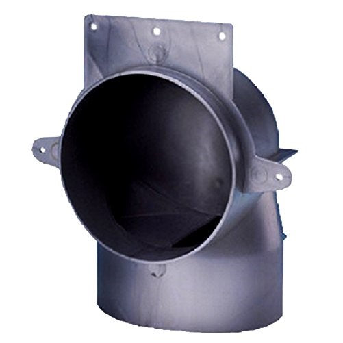 Fantech FEL 4 Low Profile Plastic Elbow, Fits in 2" x 4" Wall (411056), 4"