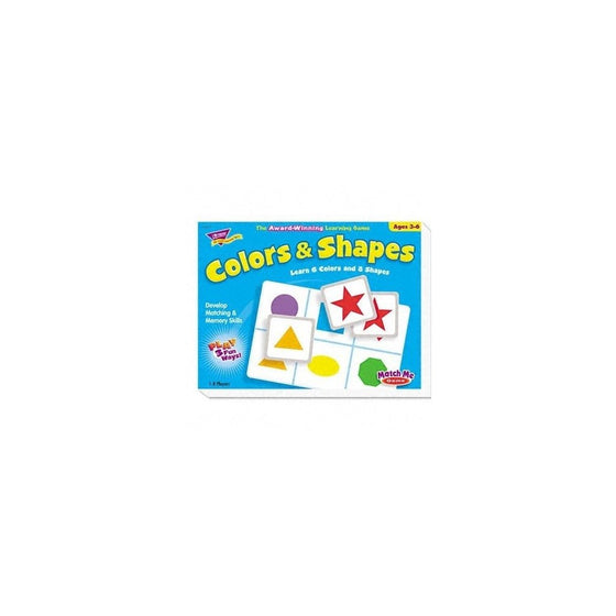 Trend T58103 Trend Colors and Shapes Match Me Game, Ages 3-6