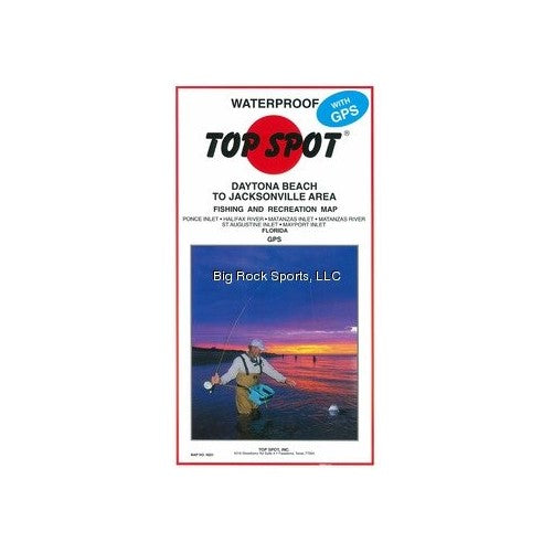 Top Spot Fishing Map from New Smyrna to Jacksonville