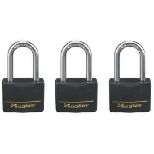 MASTERLOCK CO 141TRILF 3PK 1-9/16" ALU Padlock