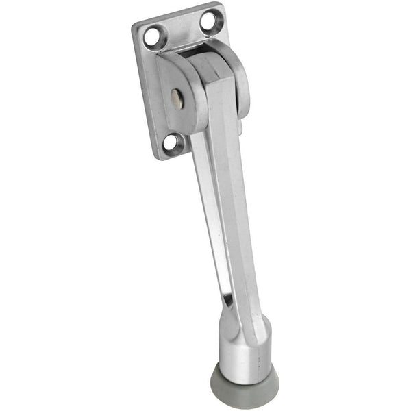 National Hardware N273-557 V239 Kickdown Door Stop in Satin Chrome