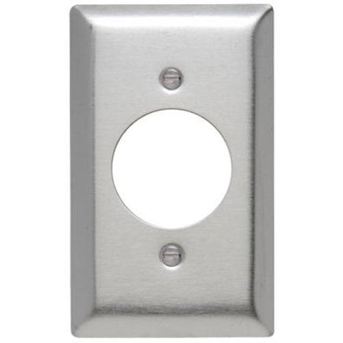 Legrand - Pass & Seymour SS720CC15 Stainless Steel Wall Plate Single Gang Power Outlet Easy Install