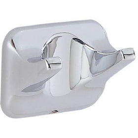 Franklin Brass D2402PC Futura, Bath Hardware Accessory, Double Robe Hook